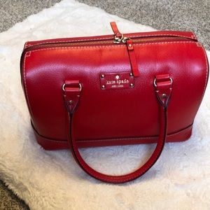 Red Kate Spade tote